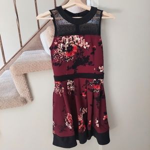 Floral Mesh Dress